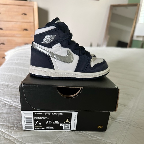 Jordan Retro 1 OG High Toddler Shoes - Picture 1 of 9